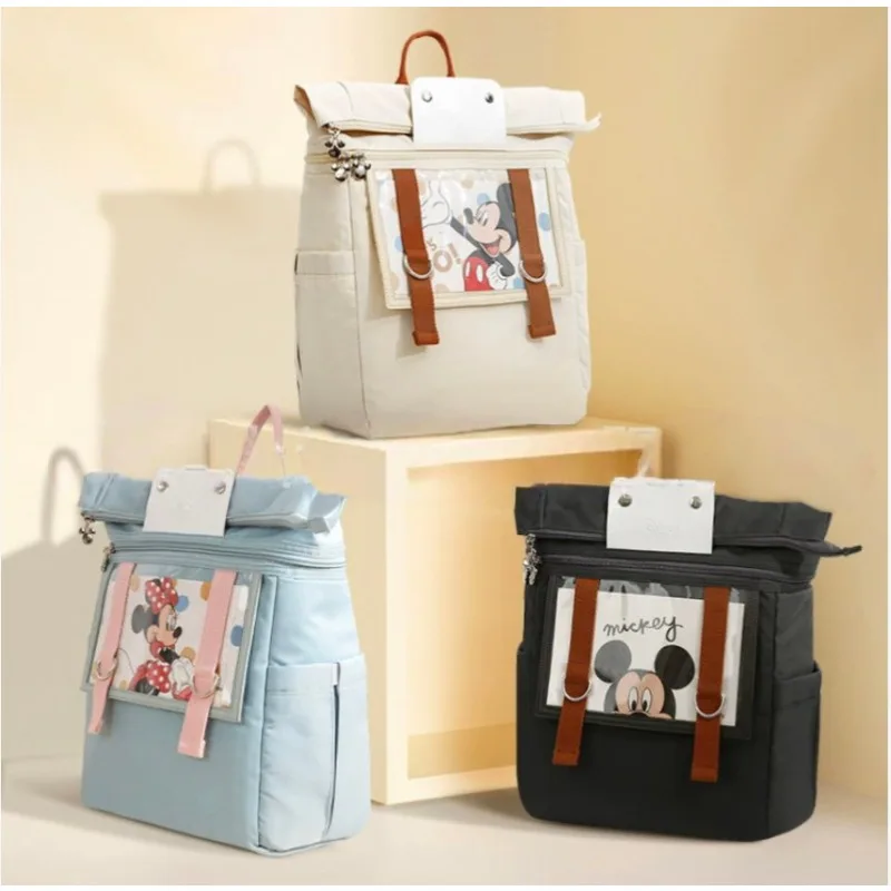 

Disney Mickey New Diaper Bag Backpack Luxury Brand Original Diaper Bag Backpacks Large Capacity Fashion Women's Backpackt