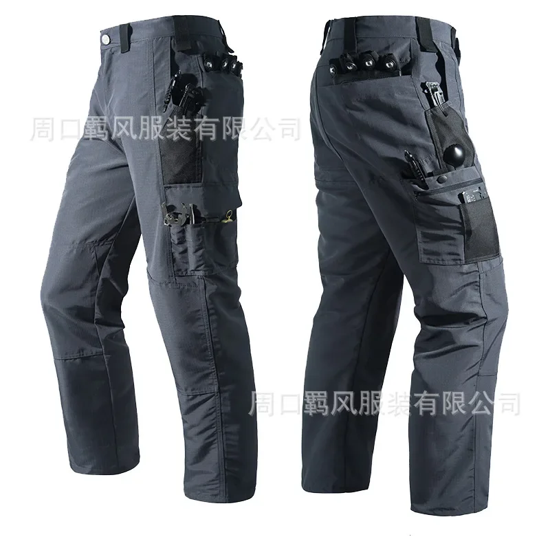 DurableOutdoor Beetle Tactical Fleece Wear-resistant Function Waterproof Overalls Trousers Multi-Pocket