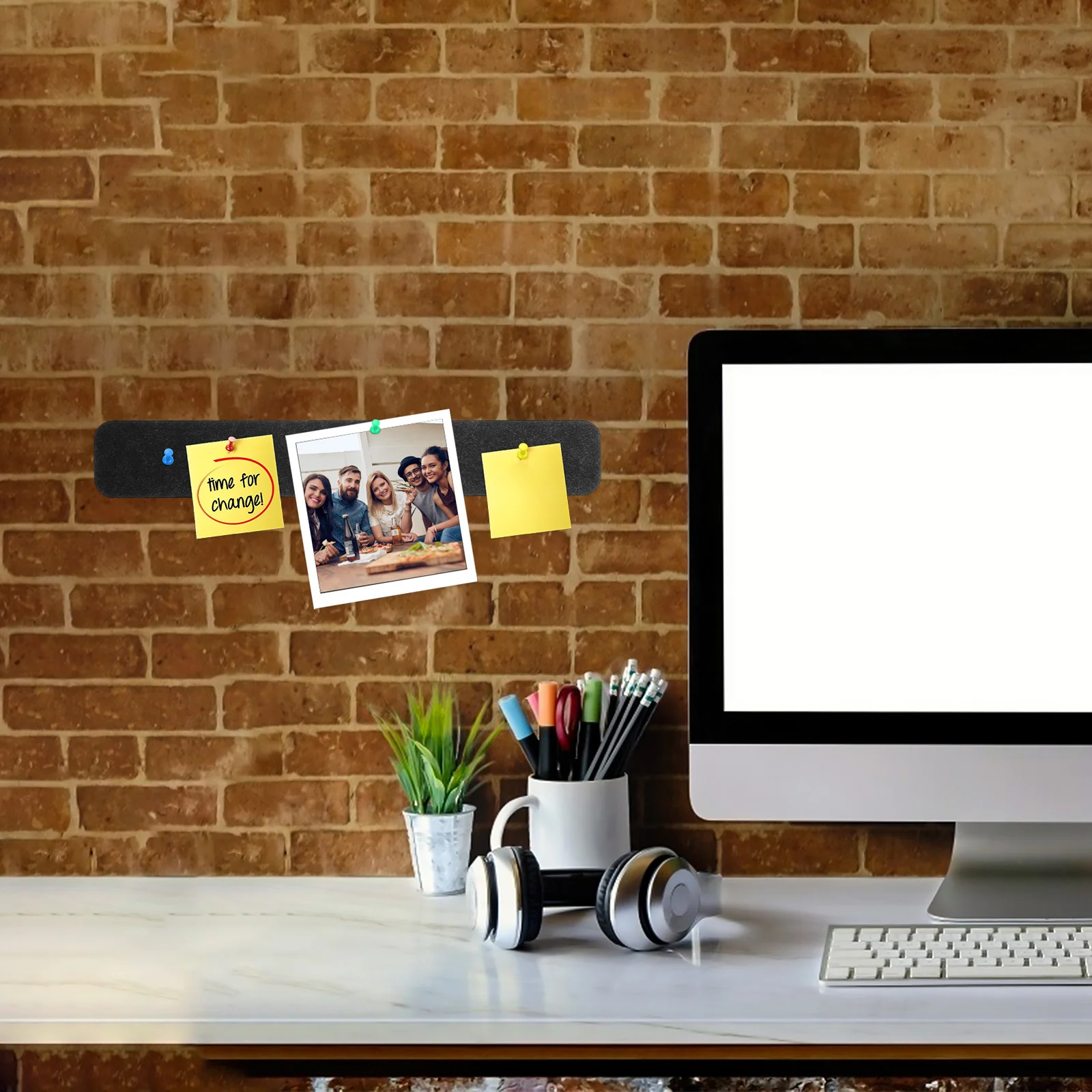 5 قطعة ورأى لوحة الإعلانات قطاع ذاتية اللصق ورأى رسالة مجلس الجدار ملصق للمنزل ديكور عرض متعددة الوظائف جدار الفن