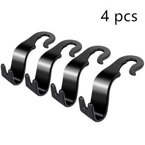 4x Car Bag Hanger Seat Back Hooks for Hyundai Creta BMW X5 E53 E70 Tucson VW T5 Golf 4 7 5 Tiguan Kia Rio Sportage R Accessories