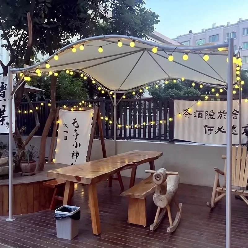Outdoor awning courtyard villa garden shed bed and breakfast sun protection rain protection outdoor sun umbrella