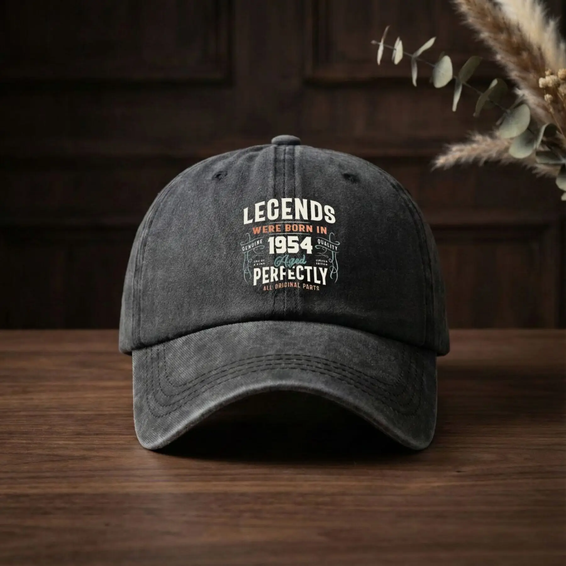 Legends 1954 Birthday Unisex-Baseballkappe für Männer und Frauen – leichte, atmungsaktive Mütze mit verstellbarer Schnalle, geeignet für den Außenbereich