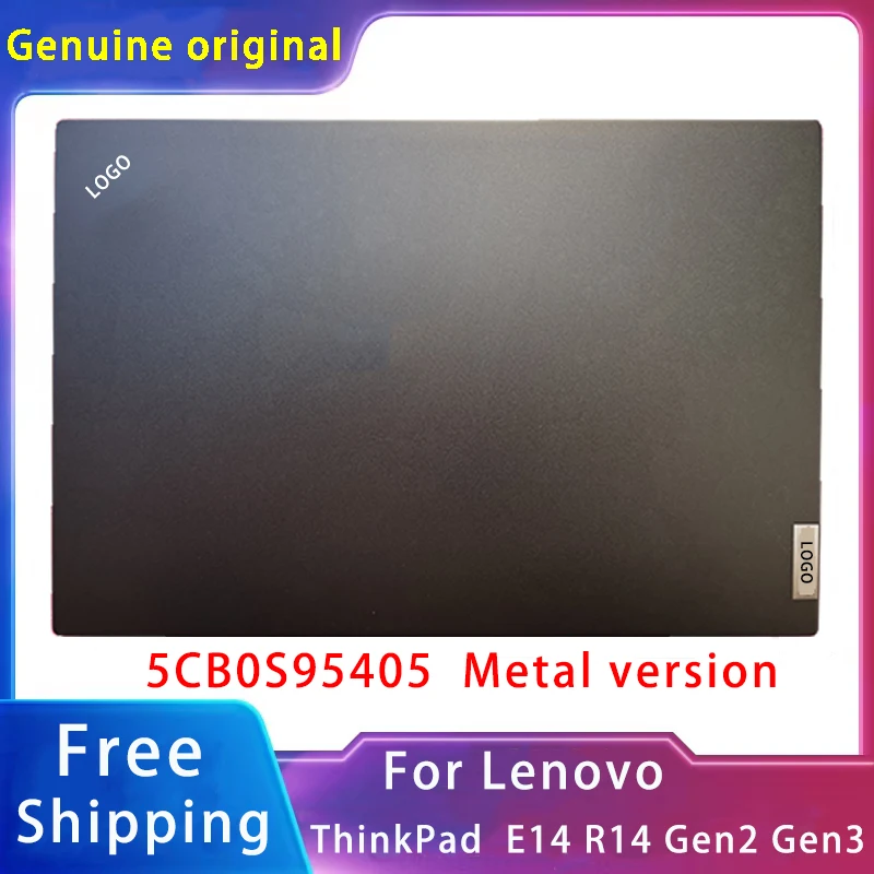 

New For Lenovo ThinkPad E14 R14 Gen2 Gen3;Replacement Laptop Accessories Lcd Back Cover With LOGO Black 5CB0S95405