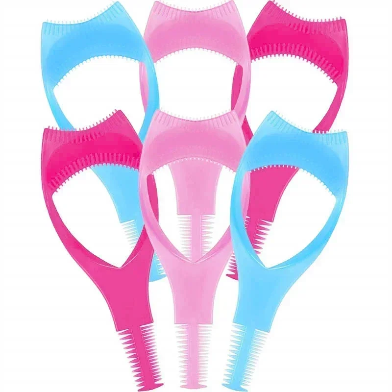 CNKESS Wholesale Mascara Shield Applicator Guard Plastic False Eyelash Tools Makeup Gadgets Comb Lashes Applying Stencil Buddy