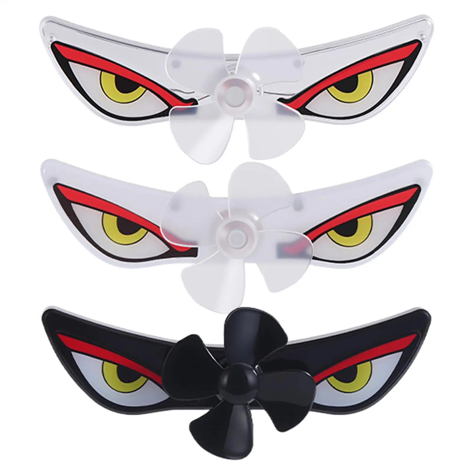 Wind Powered Motorcycle Eye Light Dynamic Blinking Car Ambient Lamp No Wiring Decor Flasher Motorcyclist Driver Sedan Ride