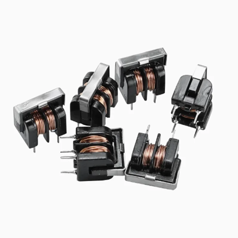 5pcs UU9.8 UU10.5 Common Mode Choke Inductor 5MH 10MH 20MH 30MH 40MH 50MH For Filter Pitch