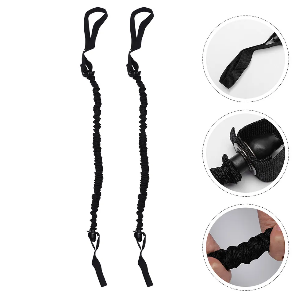 4 pièces : Rouleau abdominal avec cordes de traction, revêtement en tissu latex résistant, outils de fitness efficaces pour l'entraînement corporel à domicile.