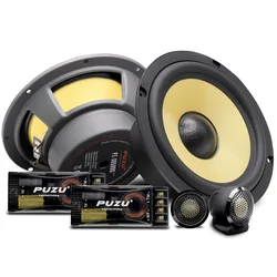PZ-6509S 6.5인치 2웨이 컴포넌트 자동차 오디오 스피커, 180W 출력 전력 유리섬유 1쌍