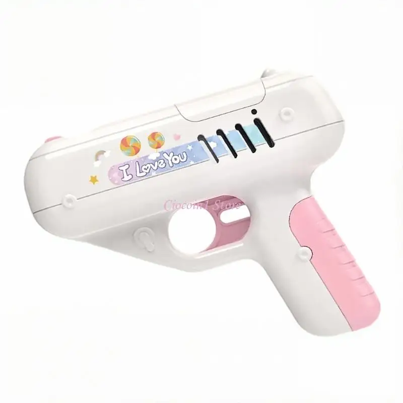 Y1UB Kids Fantasiespel Snoepgeweren Speelgoedlollyhouder Geweren met knipperend LED-licht