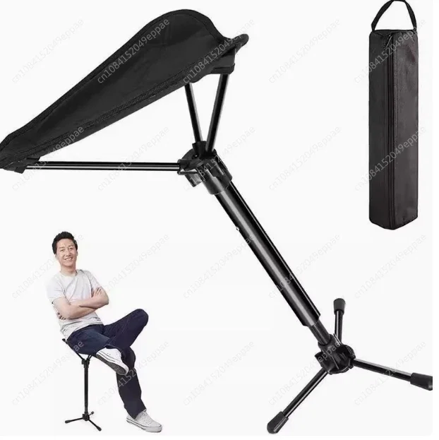 Outdoor Telescopic Folding Stool Portable Maza Stainless Steel Camping Chair Bench Fishing Stool