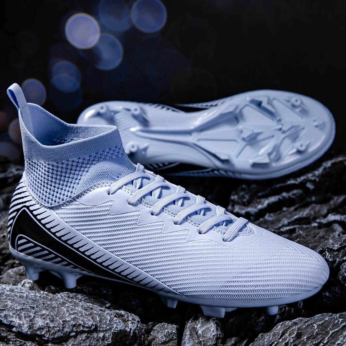 

Высокие футбольные бутсы в стиле унисекс, с короткими и длинными шпильками, для профессиональных тренировок на газоне и спичек. футбольные бутсы