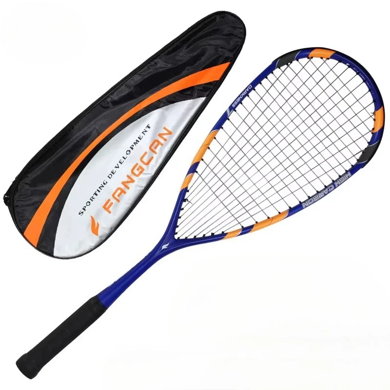 Lightweight Squash Racket Carbon Fiber Professional Training Squash Racket Beginner Practice Rackets Portable Racquet Sports