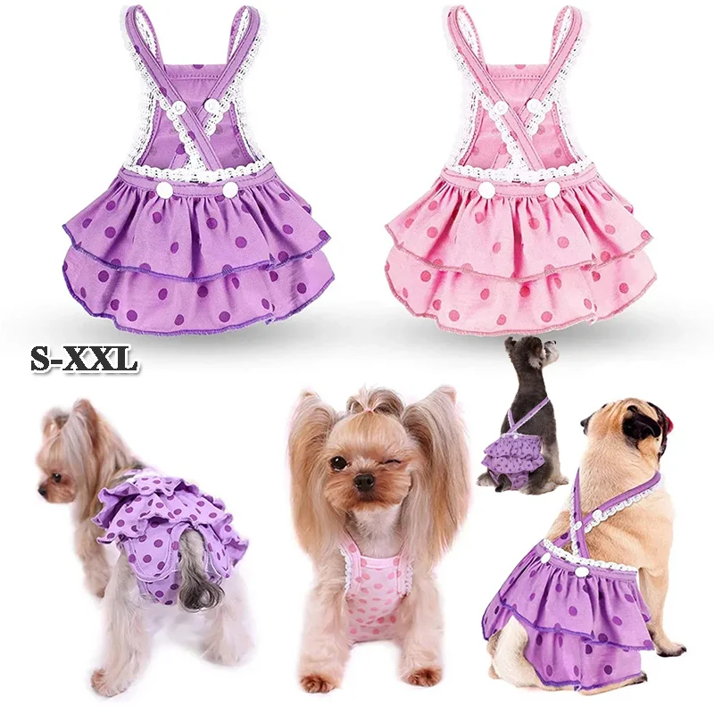 Dog Diapers Pet Dog Panties Pet Physical Pant Puppy Shorts Sanitary Breathable Colorful Cute Lovely Safety Flower Dog Underwear