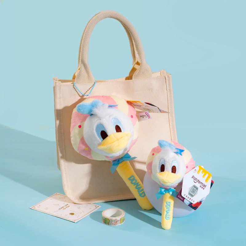 Disney Donald Duck Small Pendant Plush Toys Cartoon & Cute Anime Doll keyring Children\'s Toy Backpack Pendant Birthday Gifts