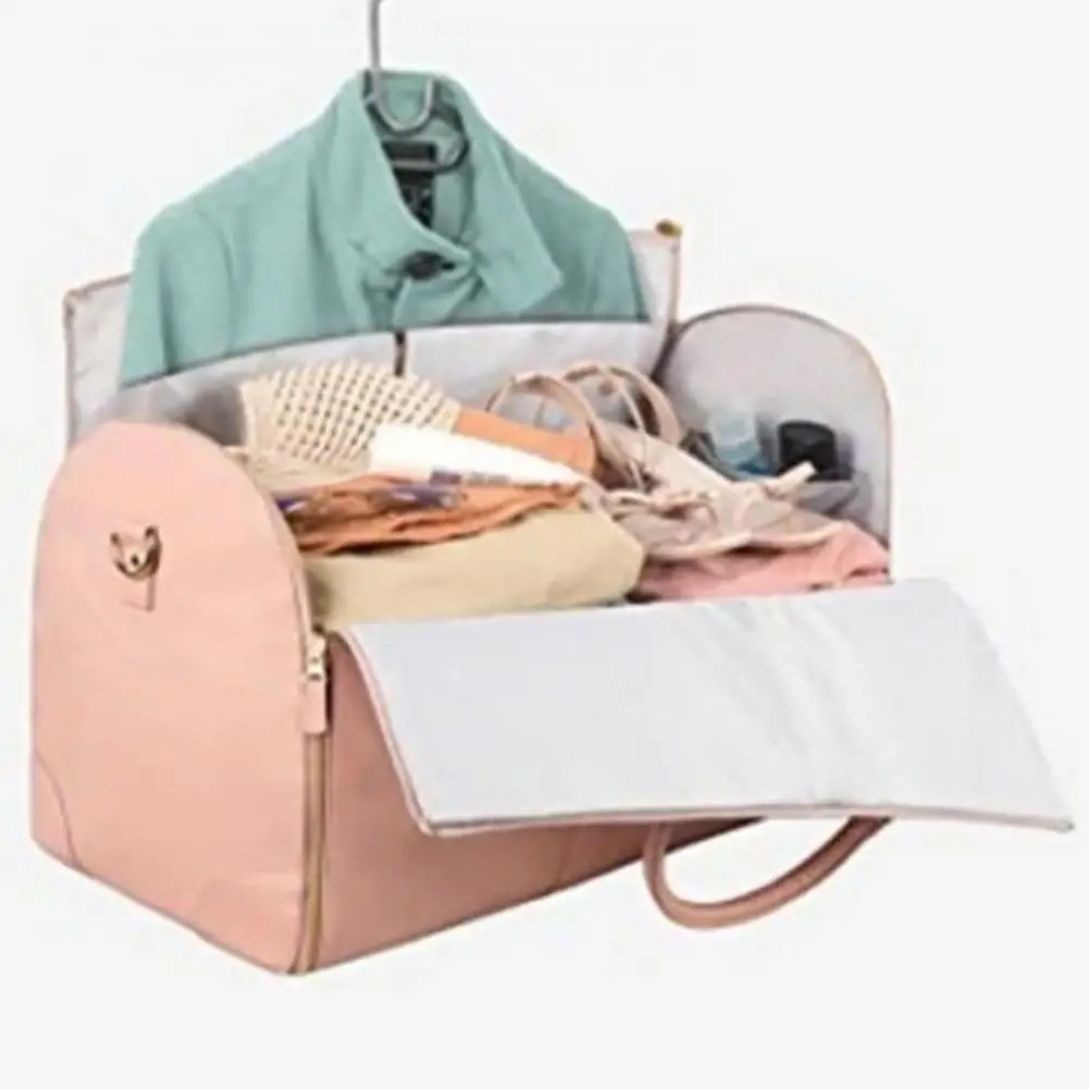 Wrinkle-resistant Luggage Bag Travel Bag with Internal Straps Capacity Waterproof Foldable Storage Bag Detachable Garment Duffle