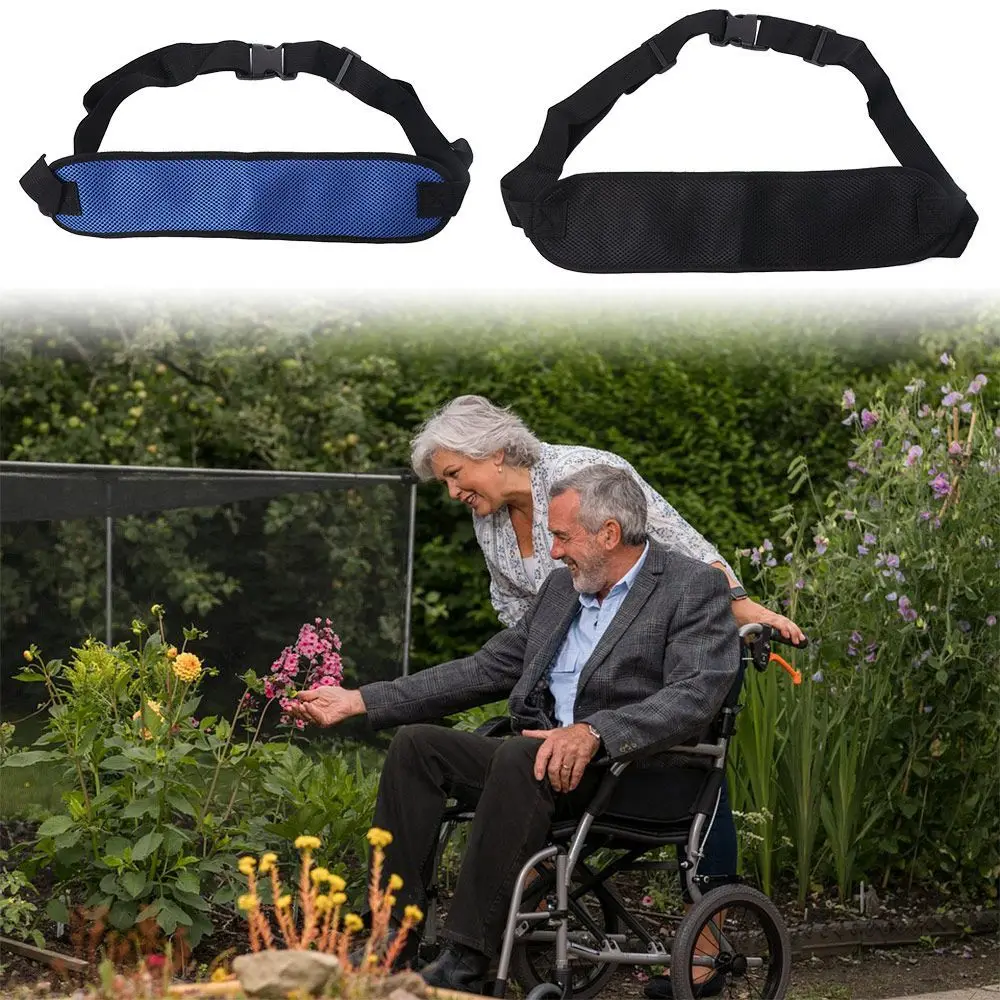 Adjustable Wheelchair Seat Belt Cushion Harness Straps with Easy Release Buckle Wheelchair Safety Harness Patient Care