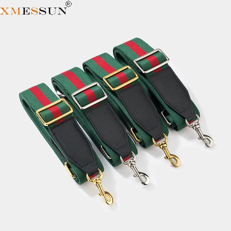 XMESSUN New Weave Wide Shoulder Strap,Fashion Europe and America Adjustable Length Red Blue Color Blocking Bag's Straps INS