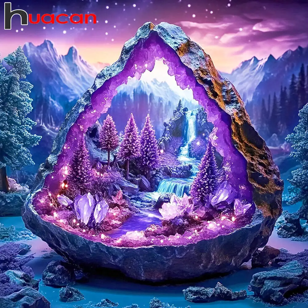 Huacan 2025, neue Kollektion, Diamant-Gemälde, Delphin, Himmel, Diamant-Stickerei, Meer, Sonnenuntergang, Mosaik, Kunst, Dekoration, Gemälde