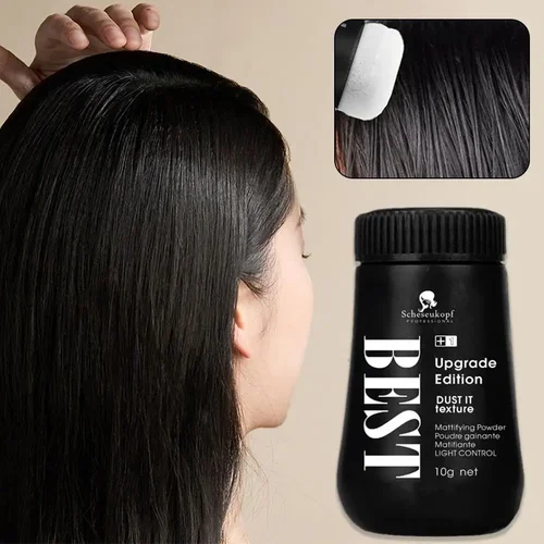 Imagen 2 del producto Polvo esponjoso para el cabello para hombres, 1 piezas, aumento del volumen del cabello, Frizz, modelo fijo duradero, refrescante, estilismo