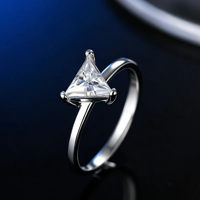 Verstellbarer Smaragdschliff-Ring mit Moissanit-Edelstein, S925 Sterlingsilber, Diamanttester-geprüft, funkelnder 18K Gold Herrenring – Detail 36