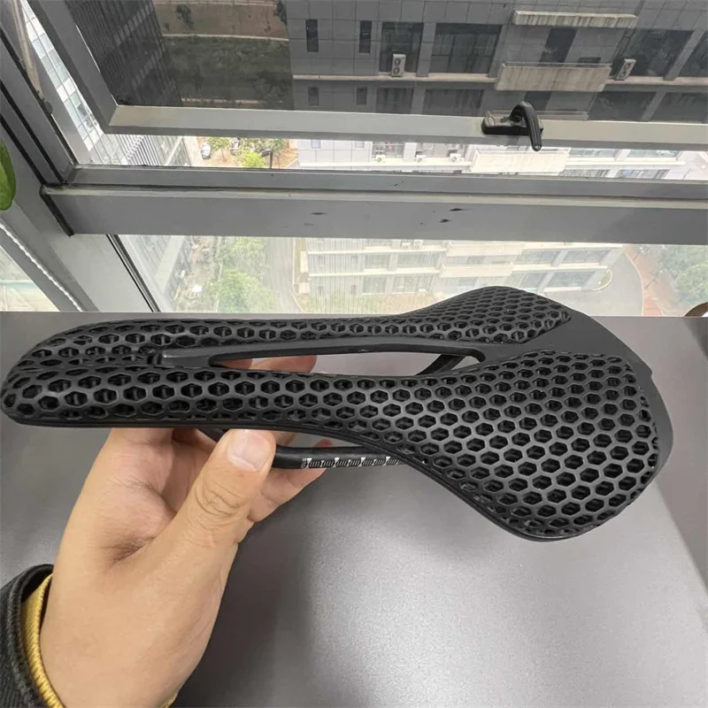 3D Printed Bicycle Saddle Super Light Bicycle Seat Highway MTB Racing Carbon Cushion Comfort Road Bike Seat Cycling Accessories