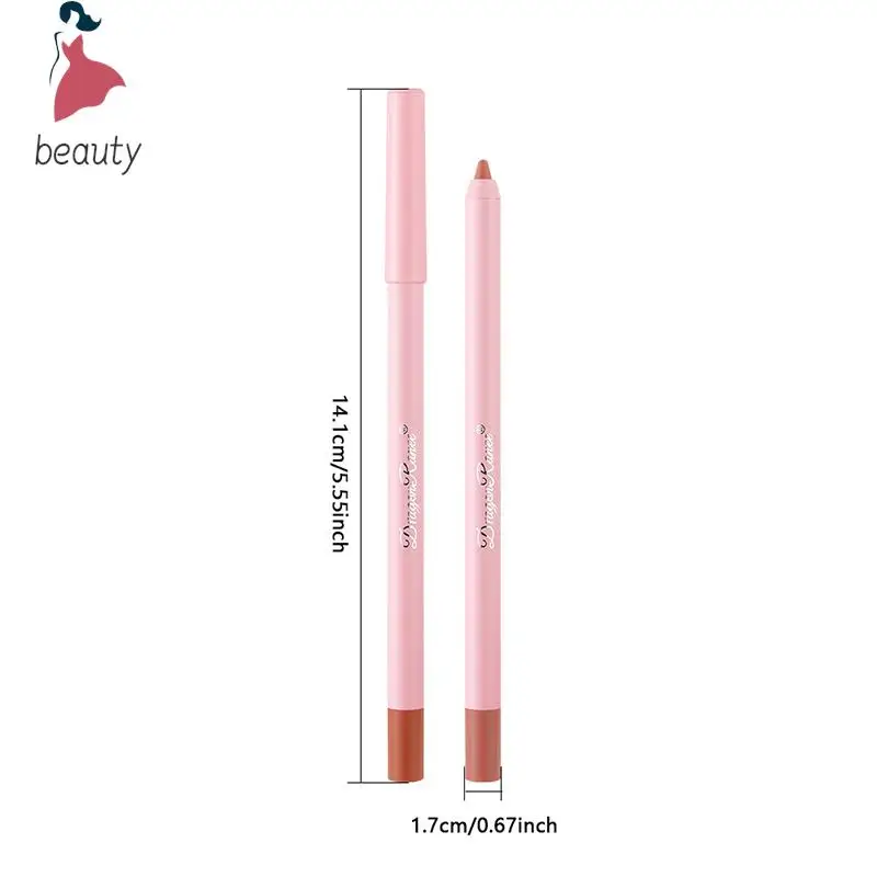 Crayon à lèvres multicolore résistant à l'eau, maquillage contour, longue durée, coupe antiarina, rouge à lèvres sexy, cosmétiques, 256