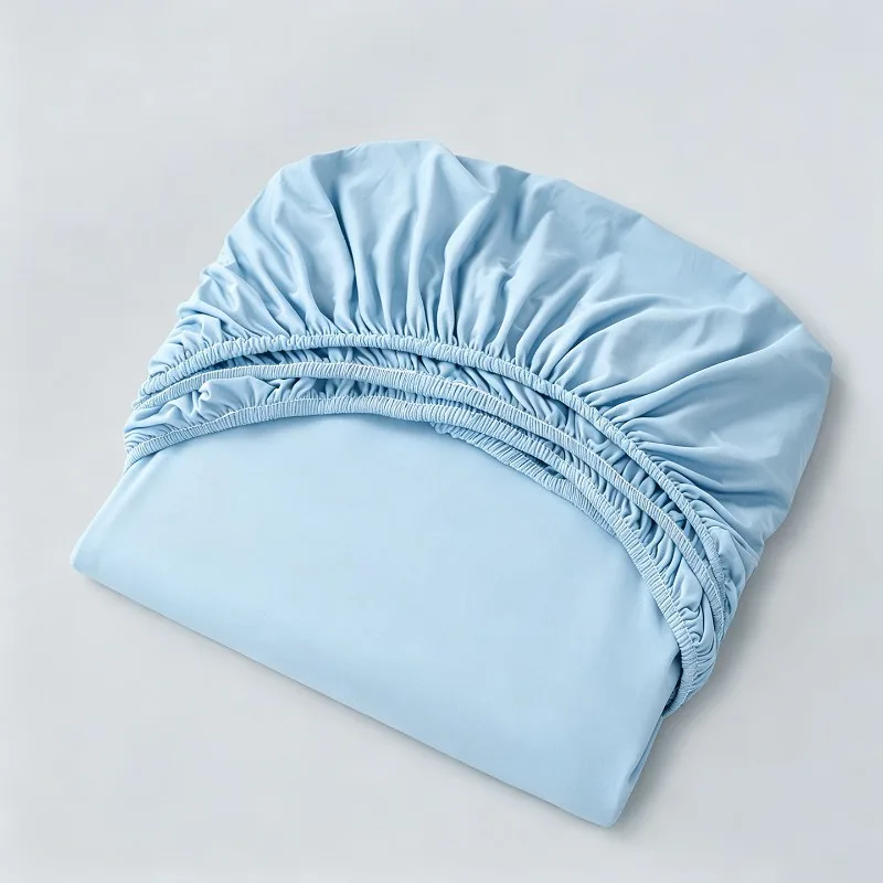 Sábanas Refrescantes de Verano Azules para Colchones, Sábanas Individuales para Niños, Ropa de Cama Suave, Juego Completo para Cama King Size