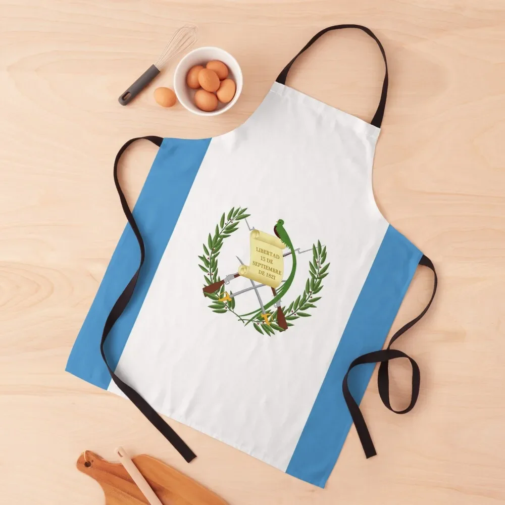 Guatemala Flag Apron esthetician for women with pocket Apron