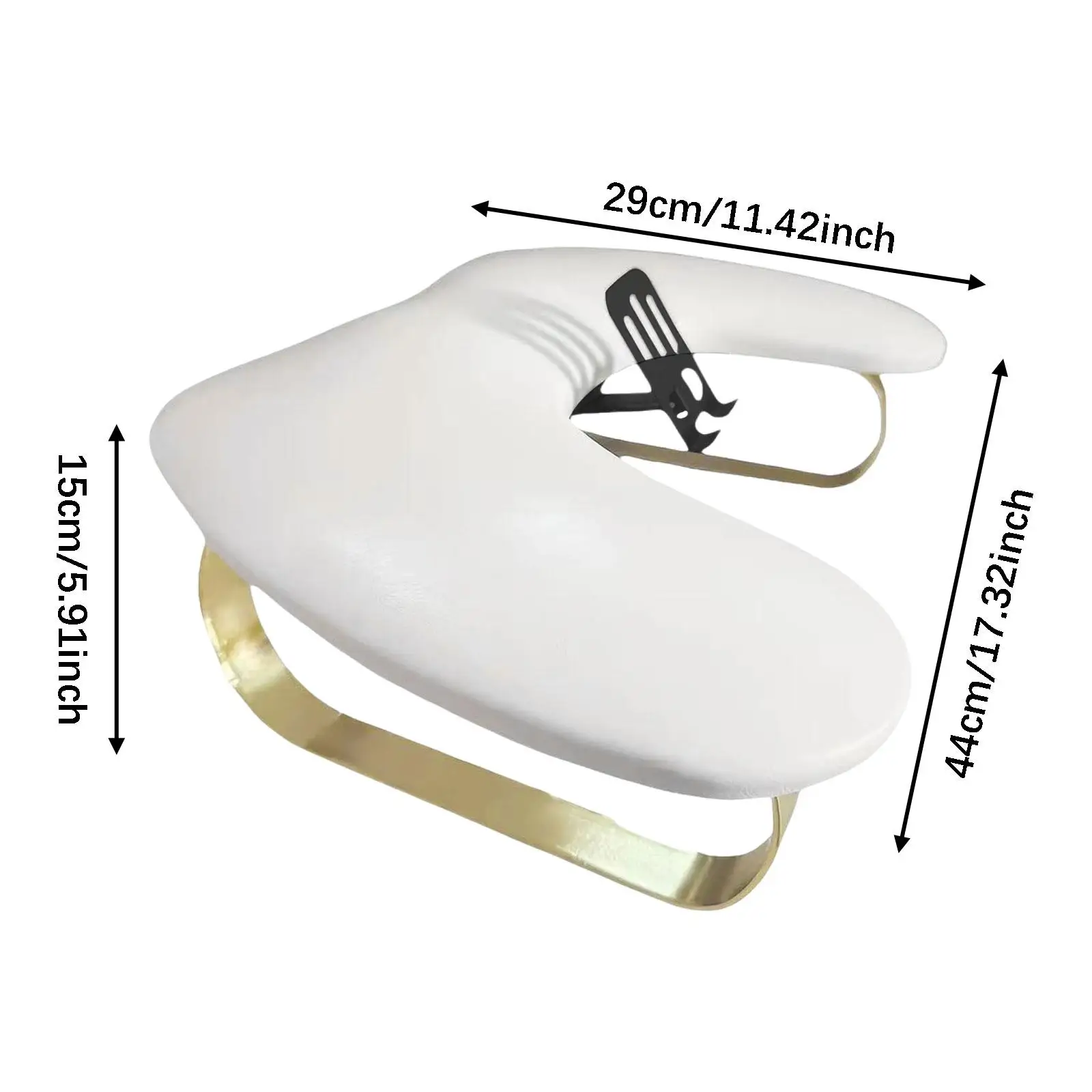 Nail Art Hand Pillow Compact Iron PU Leather Portable Arm Support for Nail Salon Accessories and Manicure Table