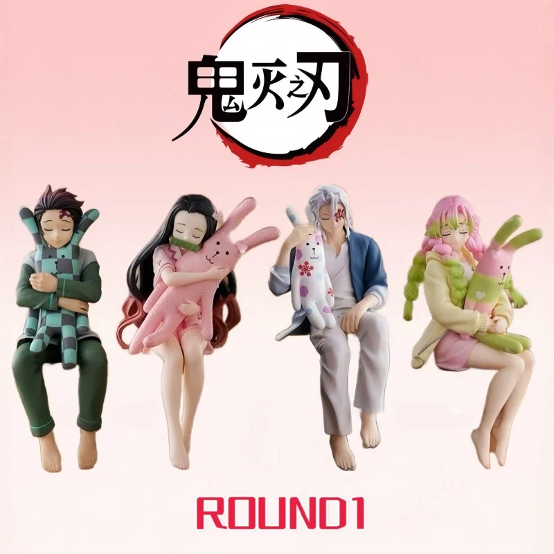 ชุดนอนอนิเมะของแท้ใหม่เอี่ยม ซีรีส์ คามาโดะ เนซึโกะ/คามาโดะ ทันจิโร่/อุซุย เท็นเง็น ฟิกเกอร์พีวีซี ของขวัญกดบะหมี่กึ่งสำเร็จรูป