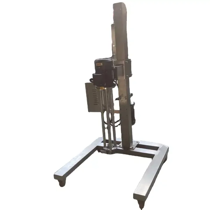 Hot Sale Stainless Steel Cosmetic High Shear Electric Lifting Homogenizer Cream Movable High Shear Emulsifier High Shear Mixer