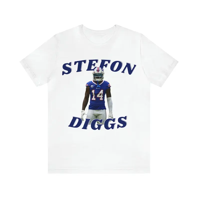 ROCK BAND. Stefon Diggs vintage Graphic Tee/unisex jersey short sleeve tee