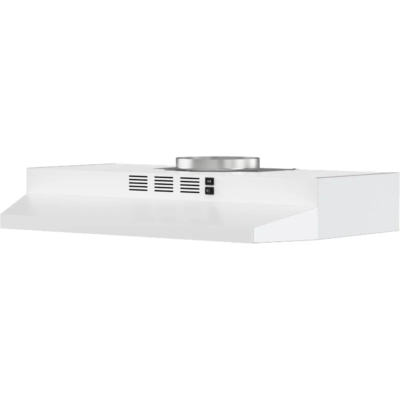 

FIREGAS Range Hood 30 inch Under Cabinet Range Hood with 2 Speed Exhaust Fan,Ducted/Ductless Convertible,Rocker Button Control,