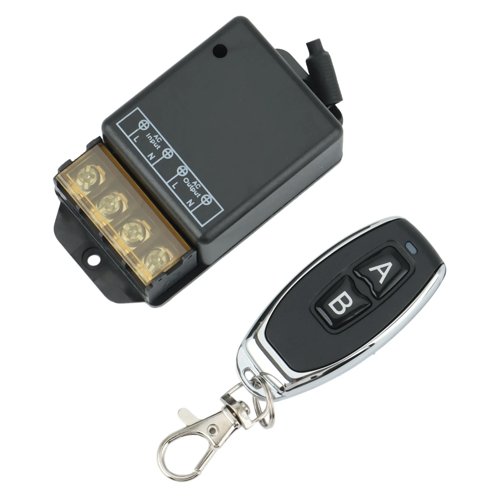 Беспроводной Радиочастотный переключатель дистанционного управления 433 МГц, 220 В переменного тока, 30 А, реле большой мощности, приемник нагрузки передатчик вкл/выкл, переключатель водяного насоса