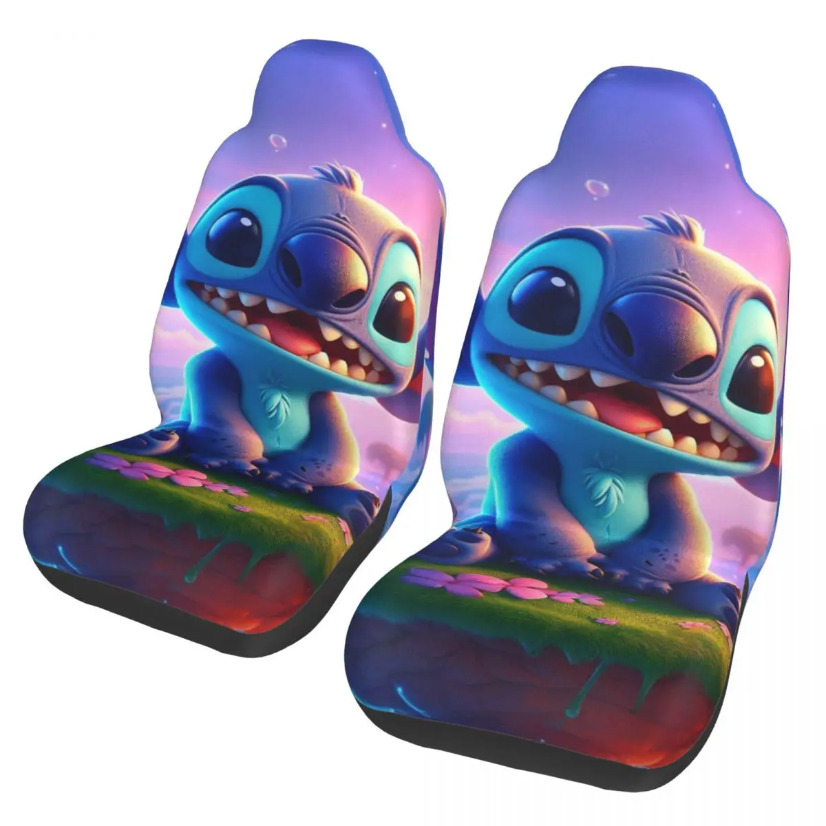 

Cartoon Lilo And Stitch Universal Car Seat Cover Auto Interior AUTOYOUTH Seat Cushion/Cover Polyester Fishing