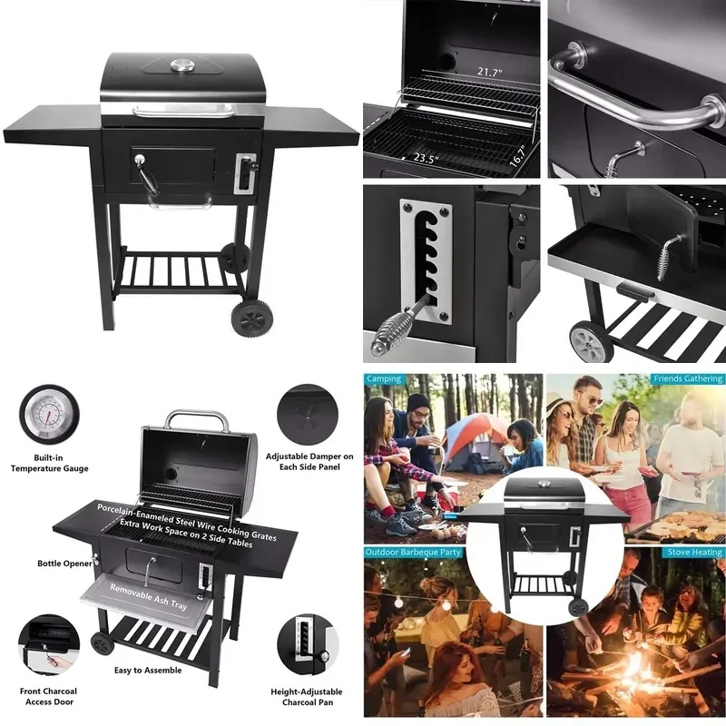 

SFW Certificate Fashion a Large Indoor Portable Electric Brazilian Charcoal Folding Bbq Grills and Smoker Barbecue Grill Mini