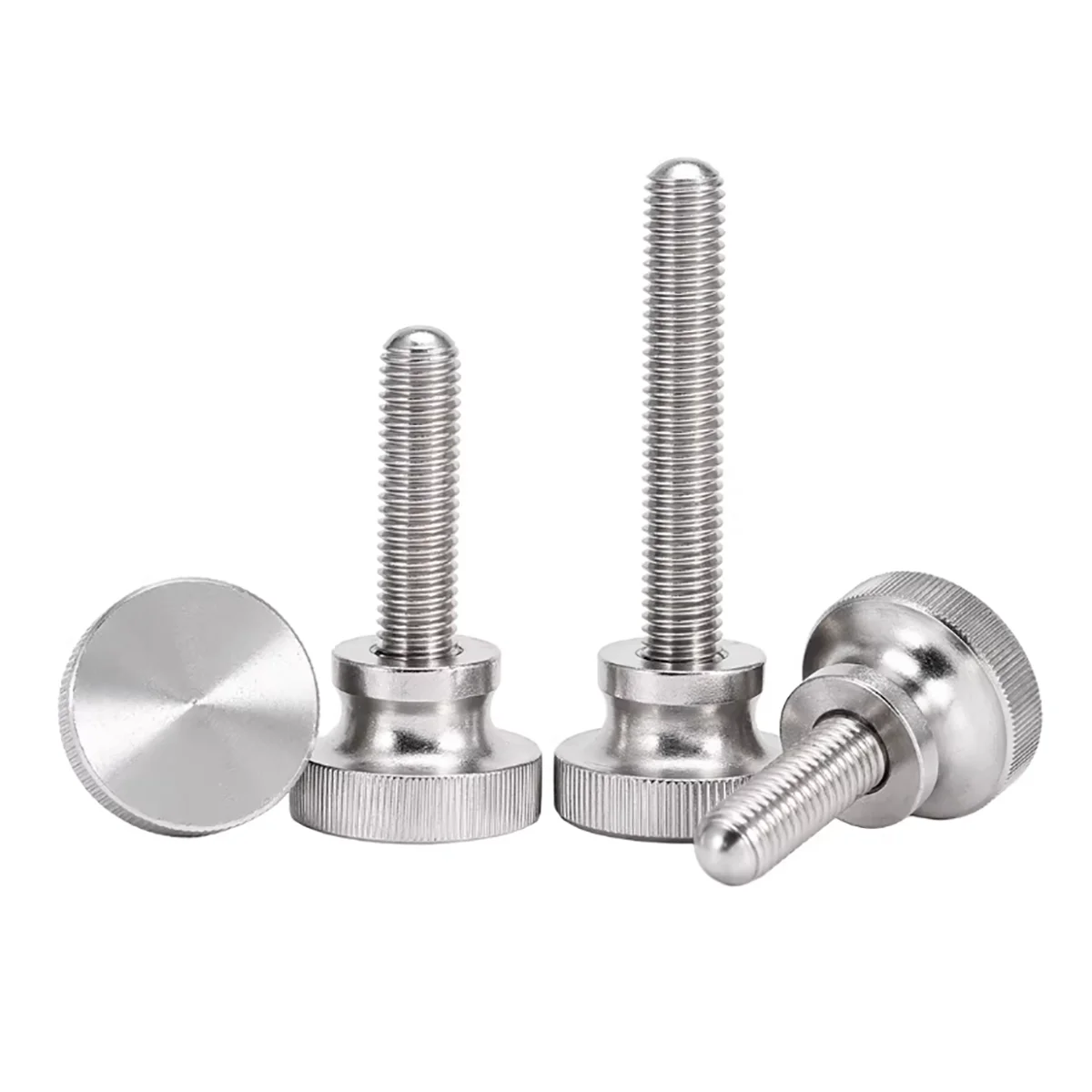 M2 M2.5 M3 M4 M5 M6 M8 M10 M12 GB834 303 Stainless Steel Knurl High Head Hand Tighten Curtain Wall Glass Lock Thumb Screw Bolt