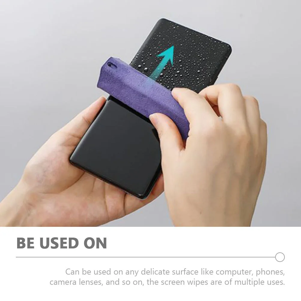 

Screen Cleaner Kit For Mobile Phone Camera Lens Compact Glass Cleaning Cloth With Cleaner Bottle, Touchscreen Wipes For