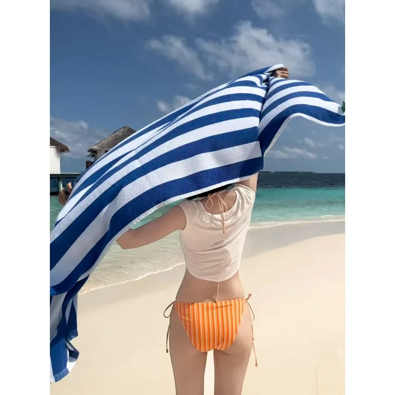 新作スプリットストライプ水着 レディース 新スパイスガール ビーチリゾート 温泉 セクシービキニ 3点セット ピュアラストスタイル パーティーコスチューム