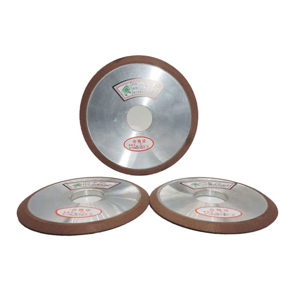 Resin Bond Diamond Grinding Wheel Double Side Bevel 60°90° For Carbide Tools PCD Ceramic Bearing Sharpening