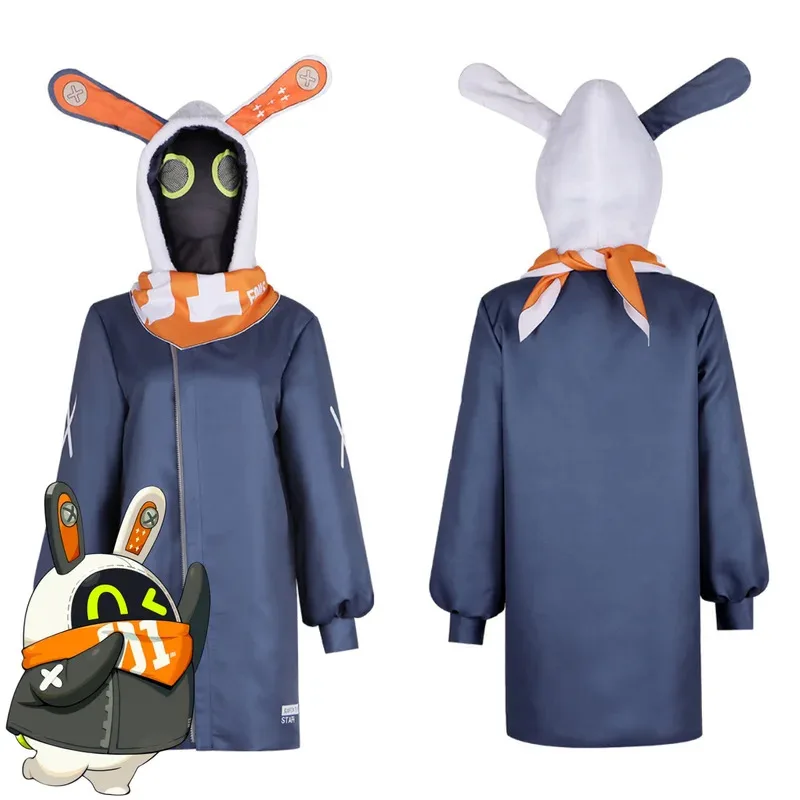 

Игра Zenless Zone Zero The Bangboo Косплей Костюм Эрайда Мультяшная кукла Униформа Пальто с капюшоном Маска Мужчина Женщина Карнавальные костюмы; 3,k8't,