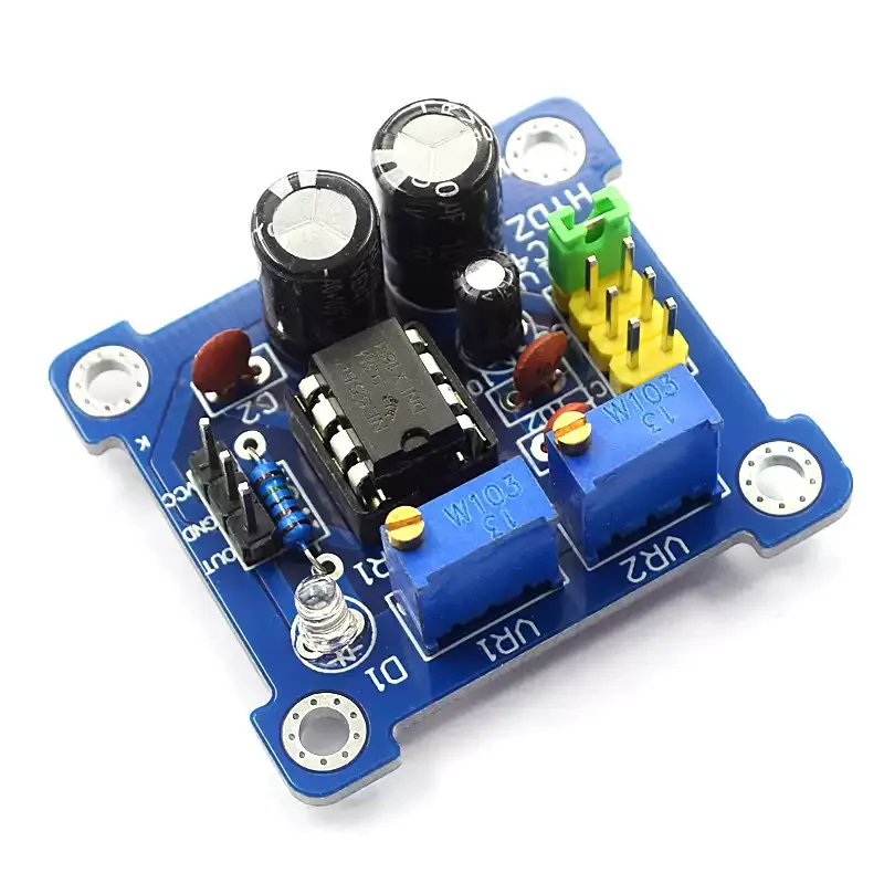 NE555 Pulse Generator Pulse Starter Duty Cycle and Frequency Adjustable Module DIY Kit Oscillator Square Wave Signal Generator