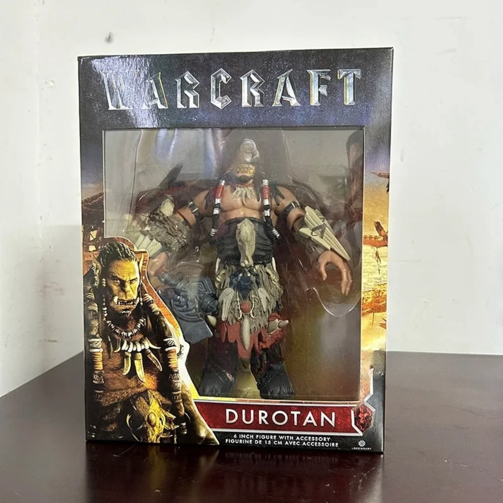 WOW Game World Of Warcraft أنيمي الشكل Durotan Lothar Medivh عمل أرقام نموذج جمع لعبة مشتركة المنقولة ديكور هدية عيد ميلاد #4