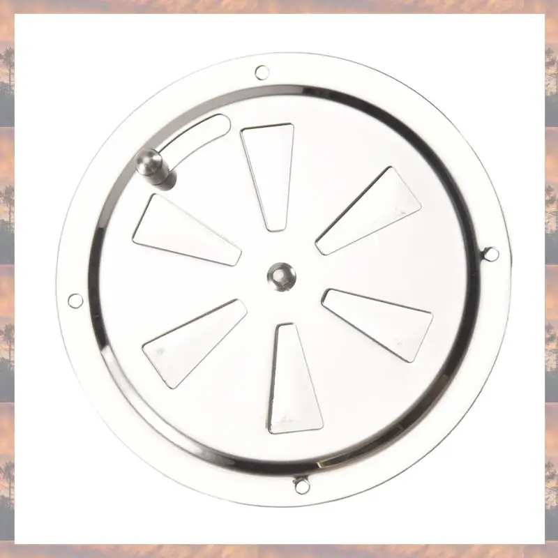

Трендовая круглая воздушная жалюзи и боковая ручка, крышка решетки, морская лодка, автофургон, нержавеющая сталь 316, вентиляционное отверстие с жалюзи