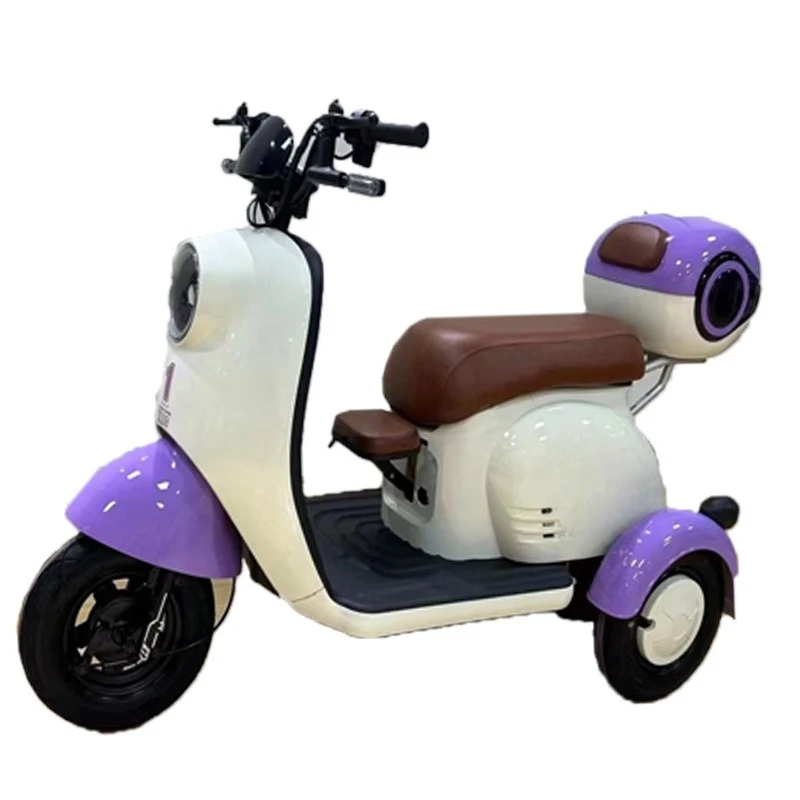 

New household electric tricycle, small battery car to pick up and drop off children, women's transportation, takeaway