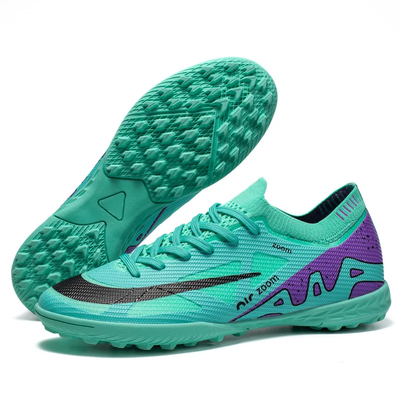 New2024Low-top Assassin Youth Training Long Spikes47Code Broken Spike Soccer Shoes