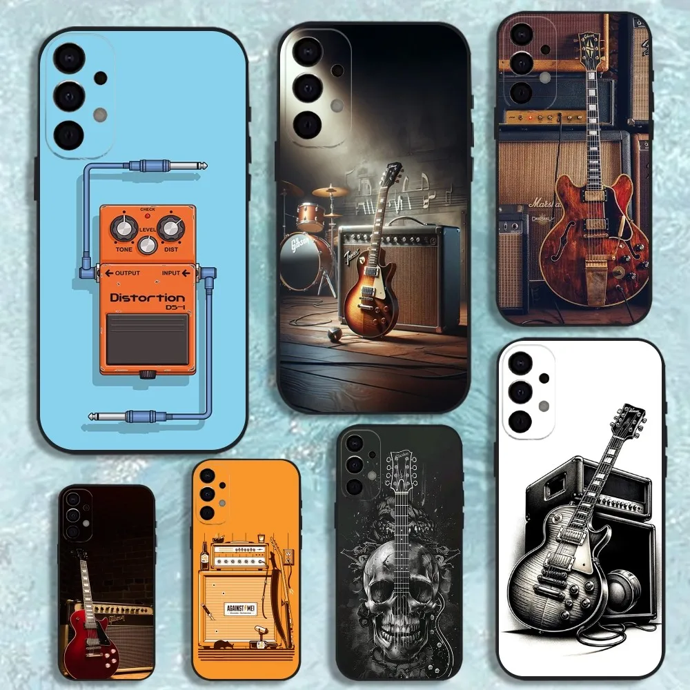 

Guitar Amp Phone Case For Samsung S25,S24,S21,S22,S23,S30,Ultra,S20,Plus,Fe,Lite,Note,10,9,5G Black Cover