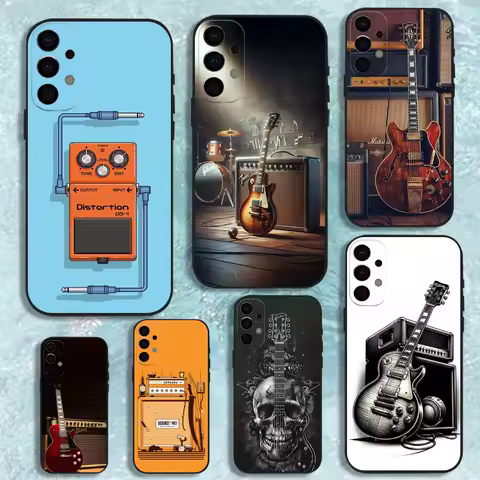 Guitar Amp Phone Case For Samsung S25,S24,S21,S22,S23,S30,Ultra,S20,Plus,Fe,Lite,Note,10,9,5G Black Cover