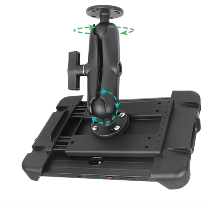 Drill down Tablet holder Spring Loaded Tablet Holder with 9cm /15cm /23cm Arm Compatible with Zebra ET40/45 10