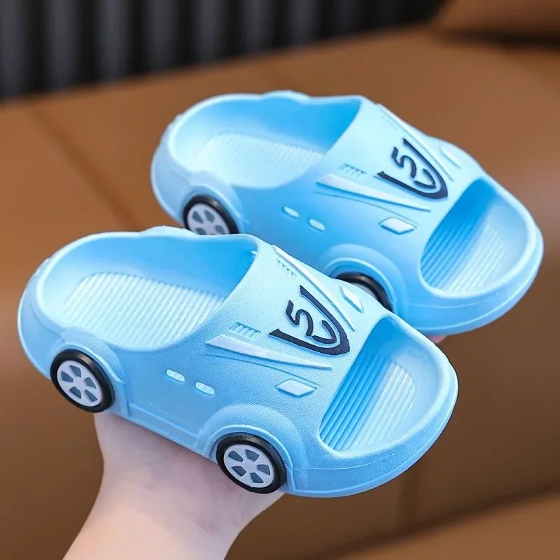 Child Shoes LED Lights Summer Slippers Boy Girl Luminous Sandals Baby Indoor Soft Bottom Slippers Kid Home Parent-child Sandals